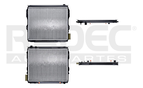 RADIADOR TY TUNDRA 00-06 V8 4.7 LTS C/S AA AUT 22 2/3X25 1/2X36MM ALUM SOLD POLAR