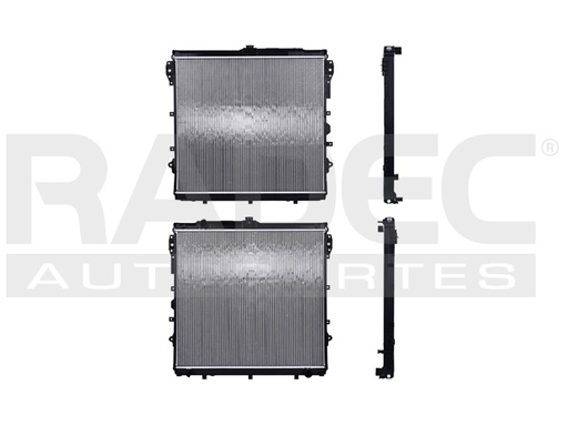 RADIADOR TY TUNDRA 07-13/SEQUOIA 08-13 AUT V6 4.0 LTS/V8 4.6, 5.7 LTS C/AA 25 3/5X27 7/8X36MM ALUM SOLD POLAR