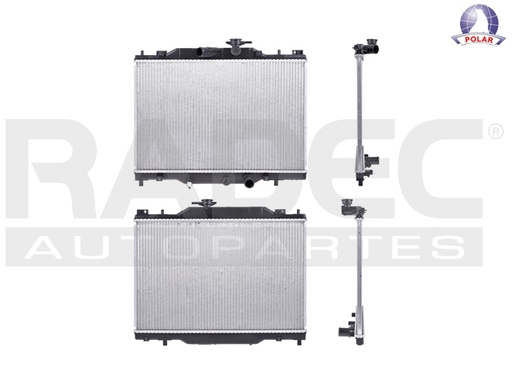 RADIADOR TY YARIS 16-18 L4 1.5 LTS C/S AA STD 14 3/4X22 3/4X16MM ALUM SOLD POLAR