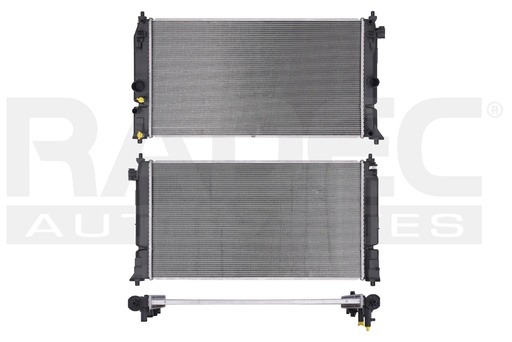 RADIADOR TY PRIUS 16-21 L4 1.8 LTS ELECTRICO GAS C/S AA STD 26 9/16X14 9/16X16MM ALUM SOLD POLAR