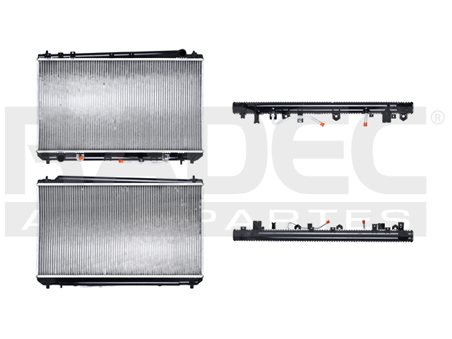 RADIADOR TY AVALON 00-04 V6 3.0 LTS C/S AA AUT 15 3/4X27 7/8X26MM ALUM SOLD POLAR