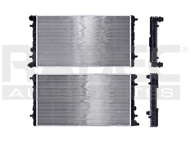 RADIADOR VW BEETLE 98-11 L4 1.8/1.9/2.0/2.5 LTS STD 25 3/5X14X32MM ALUM SOLD POLAR