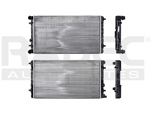 RADIADOR VW BEETLE 98-09 L4 1.8/2.0 LTS C/AIRE ACONDICIONADO AUTOMATICO