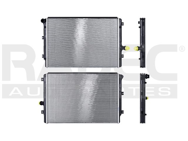 RADIADOR VW BORA/GOLF/LEON/A3 06-10 L4 1.9 Y TDI 2.0 LTS ESTANDAR