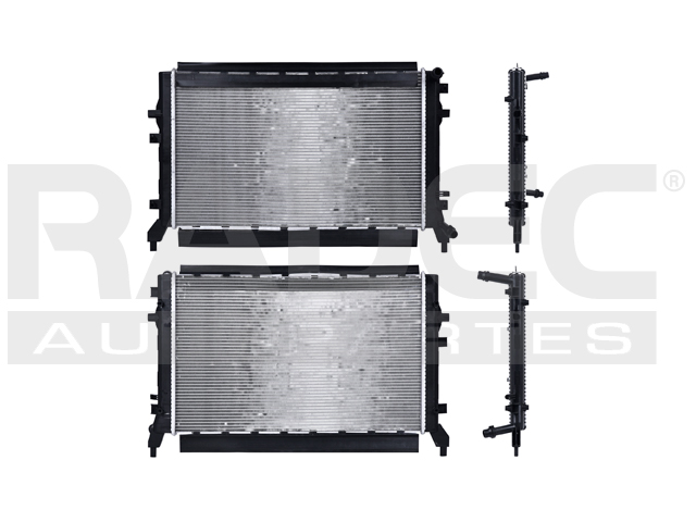 RADIADOR VW BORA 05-11 L4 1.8 LTS STD C/S AA 24 2/3X15 4/7X16MM ALUM SOLD POLAR
