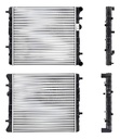 RADIADOR VW GOL 08-20/LUPO 05-13/CROSSFOX 07-15 L4 1.4, 1.6 LTS STD S/AA 16 15/16X16 5/16X23MM ALUM MEC VALEO