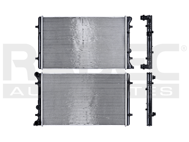 RADIADOR VW GOLF 96-08 L4 1.6L STD 25 1/2X15 2/3X26MM ALUM SOLD POLAR