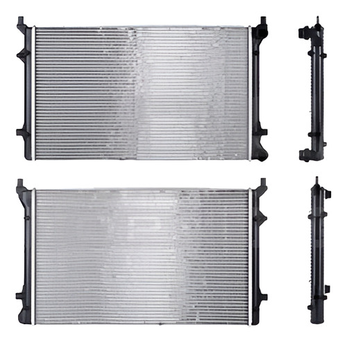 RADIADOR VW JETTA/BORA/GOLF/GTI 05-10 L4 2.0/2.5/3.2 LTS STD C/AA 25 3/5X16X34MM ALUM SOLD POLAR
