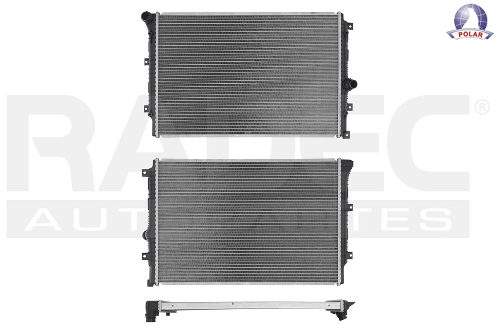 RADIADOR VW JETTA 15-18 L4 1.8/2.0 LTS C/S AA STD 25 3/5X16X26MM ALUM SOLD POLAR