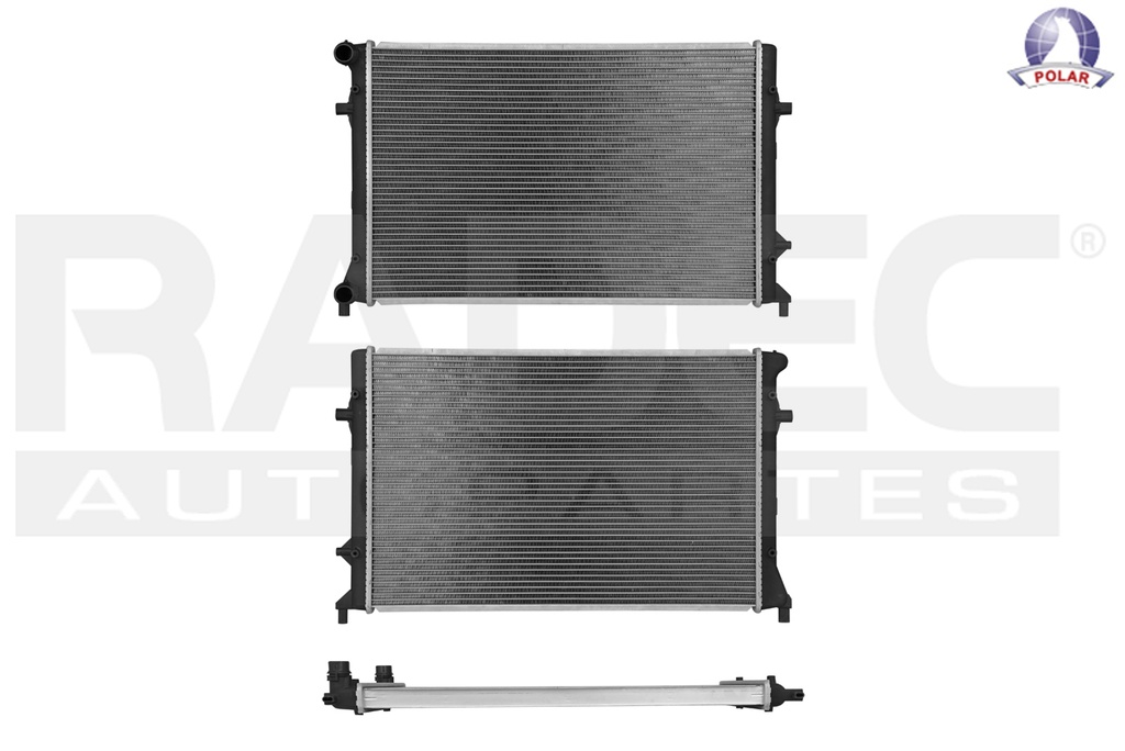 RADIADOR VW PASSAT 09-18/AD A3 QUATTRO 06-09 V6 3.2 LTS C/AA STD ALUM SOLD POLAR