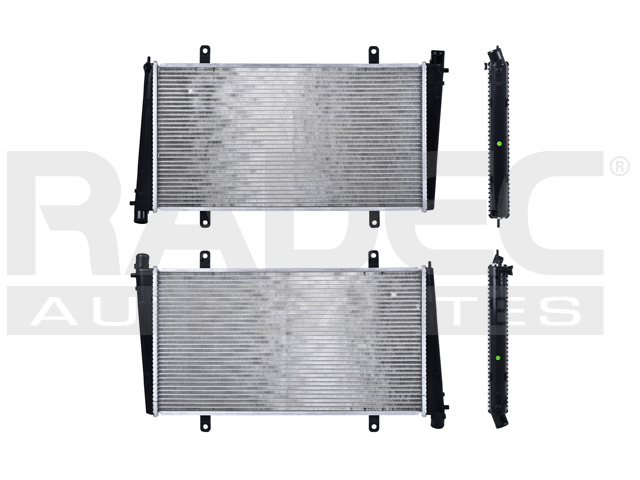 RADIADOR VL S40/V40 00-04 L4 1.9 LTS AUT C/S AA 24 1/2X13X26MM ALUM SOLD POLAR
