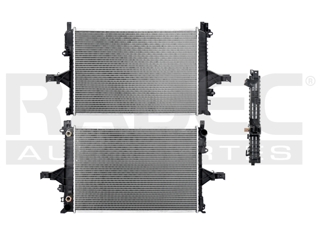 RADIADOR VL S60/S80/V70/XC70 01-09 L5 2.0, 2.3, 2.4, 2.5/L6 2.8, 2.9LTS AUT C/AA 24 2/5X16 4/7X32MM ALUM SOLD POLAR