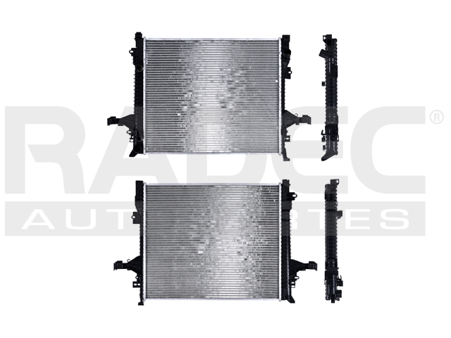 RADIADOR VL S80/XC60/XC90 03-11 L5 2.5 LTS/L6 3.2, 4.4 LTS AUT C/S AA 24 3/8X20 5/7X32MM ALUM SOLD POLAR