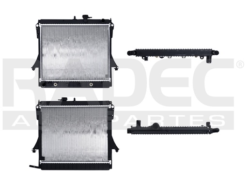 RADIADOR HM H3 06-10/CV COLORADO 09-12/GM CANYON 09-12 L5 3.5/3.7/5.3 LTS C/S AA AUT 18 1/2X22 3/4X26MM ALUM SOLD POLAR