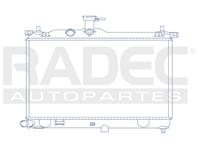 RADIADOR HY I10 12-14 1.1 LTS C/S AA STD 13 7/9X17 2/3X26MM ALUM SOLD POLAR
