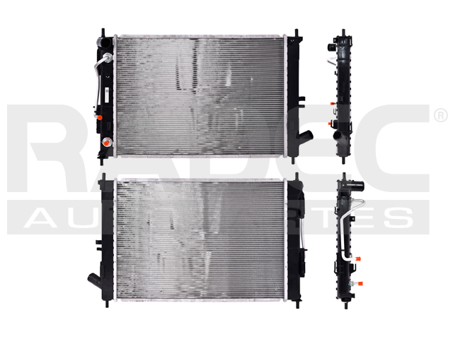 RADIADOR KI FORTE 15-18 L4 1.8,1.6,2.0 LTS AUT C/S AA 21 3/4X15 1/4X16MM ALUM SOLD POLAR