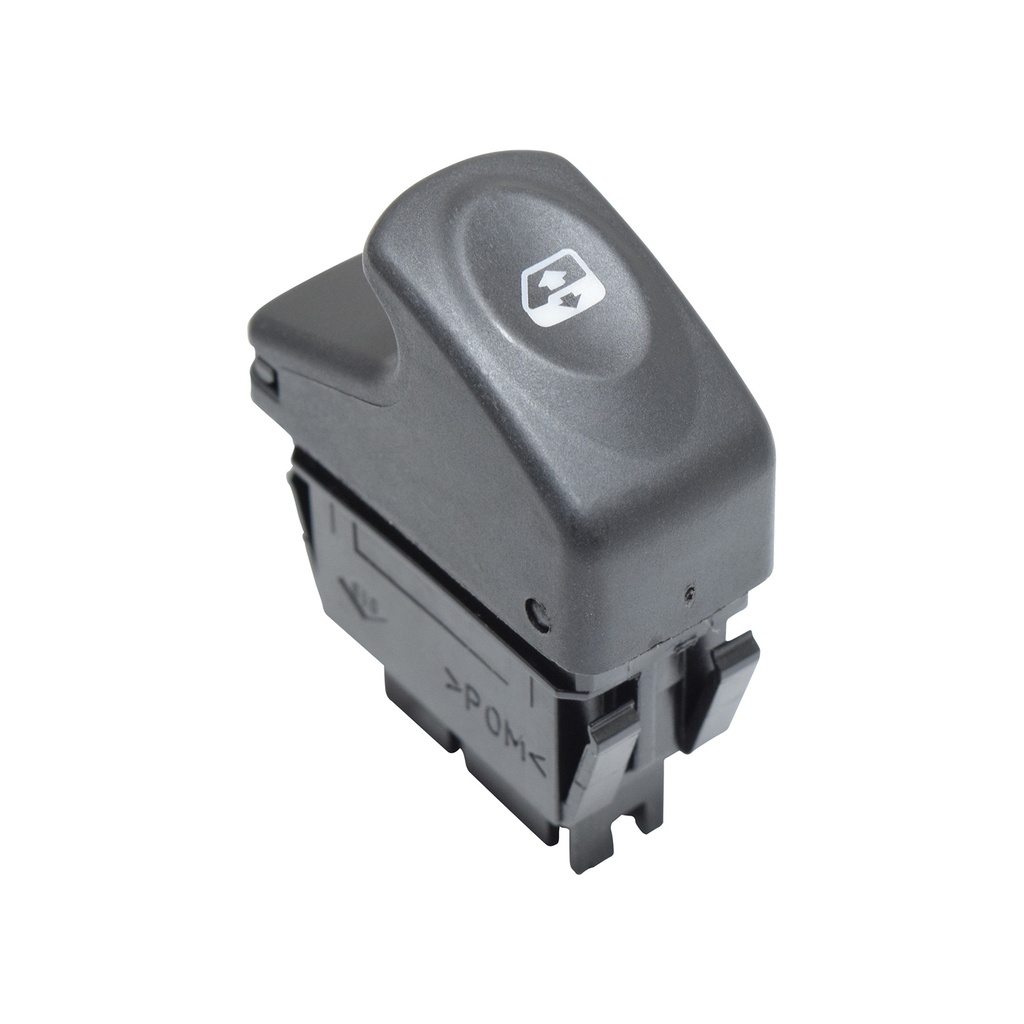 CONTROL ELECTRICO RN CLIO 02-10/KANGOO 04-18  NS PLATINA 02-10/APRIO 08-10  RN SANDERO 07-15  DE ELEVADOR 5 PINS 1 TECLA NEGRO 12VCC MANIJAUTO Izquierdo Delantera  
