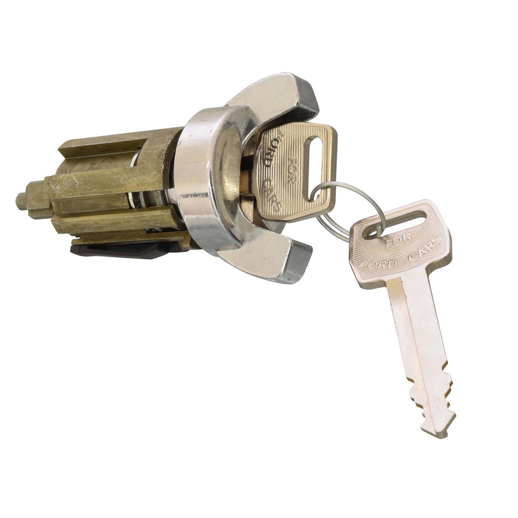 CILINDRO DE ENCENDIDO FD AEROSTAR 86-92  LC TOWN CAR 86-89  FD RANGER 83-88  METAL CROMADO 12VCC TIPO ORIGINAL    