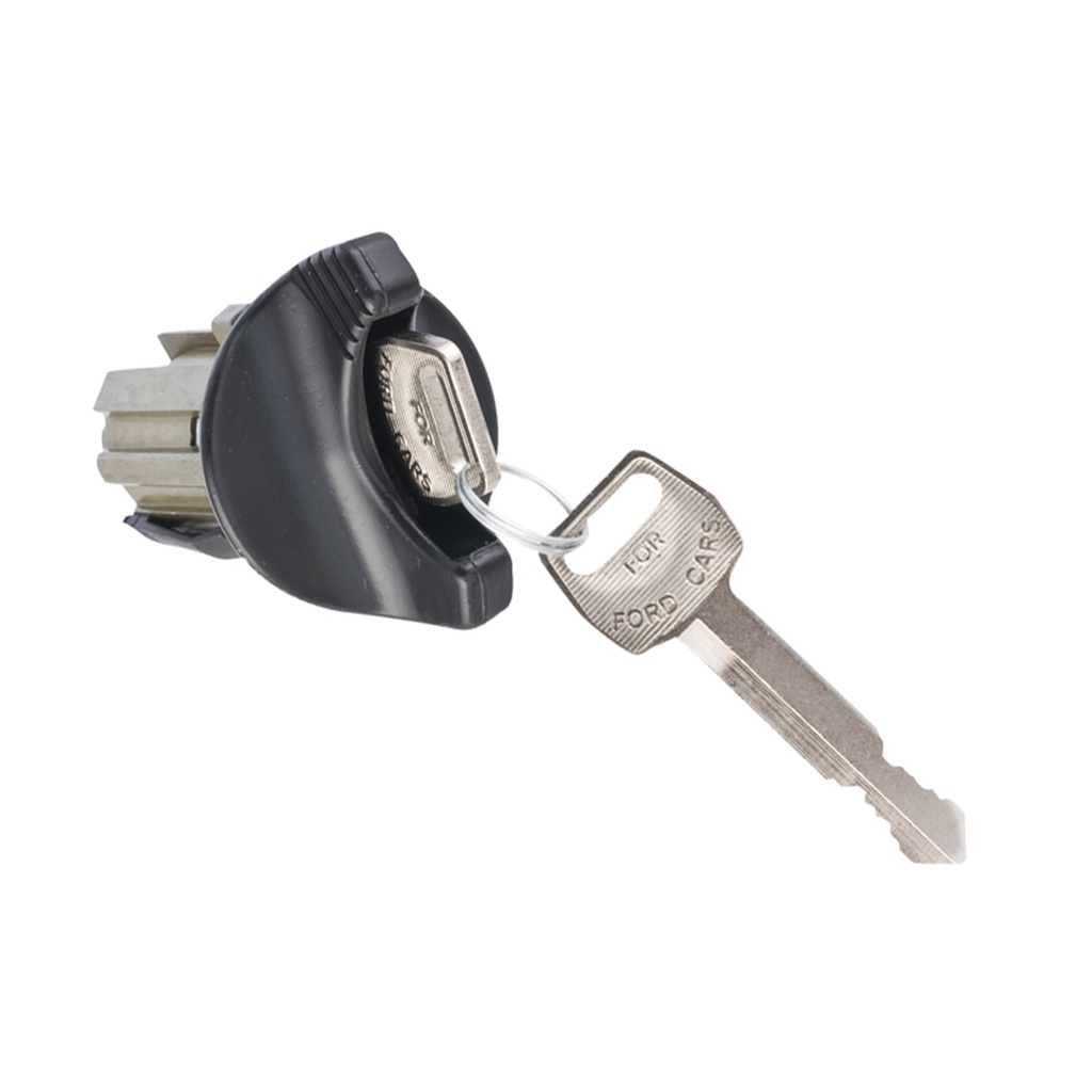 CILINDRO DE ENCENDIDO FD PICK UP/F-150/F-250 92-96/EXPLORER 91-94/RANGER 89-95/AEROSTAR 93-95  METAL NEGRO 12VCC CUB    