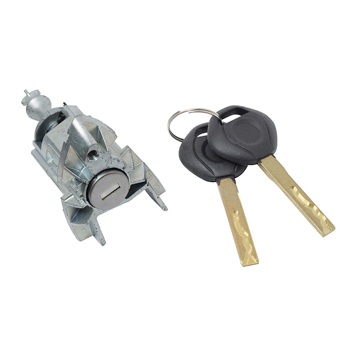 CILINDRO PARA PUERTA BW X5 00-06  CON LLAVE 1 PIEZA METAL CROMO HUSHAN Derecho/Izquierdo   