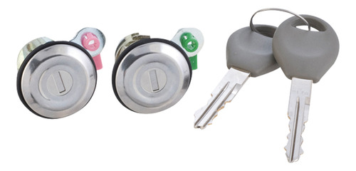 CILINDRO PARA PUERTA NS PATHFINDER 96-04/D22 08-15/FRONTIER 98-04/XTERRA 00-04/ALTIMA 98-01/NP300 08-14  JUEGO METAL CROMADO TIPO ORIGINAL    