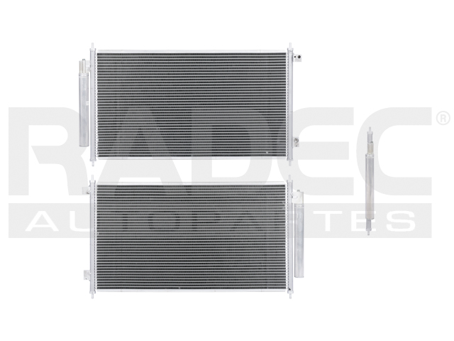 CONDENSADOR RDX 13-15 V6 3.5 LTS AUT/STD C/SECADOR 26 6/7X14 1/2X16MM ALUM SOLD POLAR