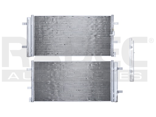 CONDENSADOR AD A4 09-12 L4 1.8, 2.0 LTS AUT/STD C/SECADOR 25 2/3X13 1/3X16MM ALUM SOLD POLAR