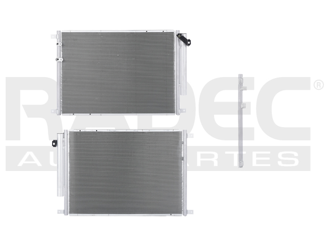 CONDENSADOR DE AIRE CD CTS 08-13 V6 3.6 LTS AUT/STD C/SECADOR 23 6/7X16 6/7X16MM ALUM SOLD POLAR