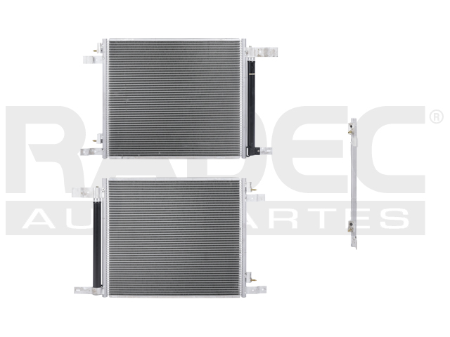 CONDENSADOR DE AIRE CD SRX 10-16 V6 3.6 LTS AUT/STD C/SECADOR 21 1/2X18 5/6X16MM ALUM SOLD POLAR