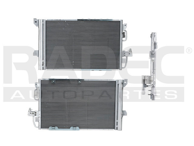 CONDENSADOR DE AIRE CV ASTRA 02-08 L4 1.8, 2.0, 2.2, 2.4 LTS AUT C/SECADOR 23X15X16MM ALUM SOLD