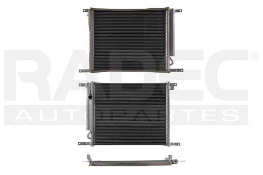 CONDENSADOR CV AVEO 09-18 L4 1.6 LTS AUT/STD C/SECADOR  20 1/6X16 6/5X16MM ALUM SOLD POLAR