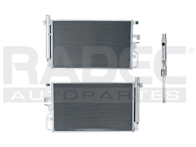 CONDENSADOR DE AIRE CV EQUINOX 06-09 V6 3.4 LTS AUT C/SECADOR 26 7/16X16 1/16X17MM ALUM SOLD POLAR