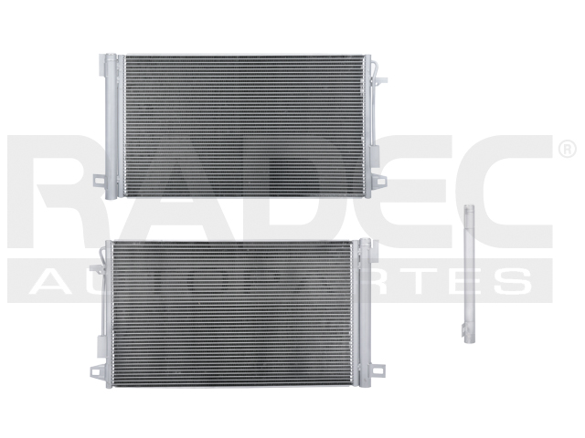 CONDENSADOR DE AIRE CV ACADIA 07-17 V6 3.6 LTS AUT C/SECADOR 28 1/8X16 9/16X16MM ALUM SOLD POLAR