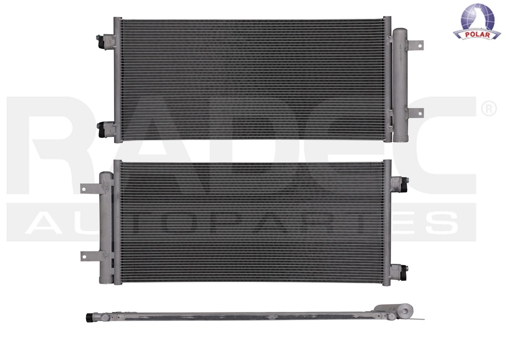 CONDENSADOR DE AIRE CV CRUZE 16-19 L4 1.4 LTS AUT/STD C/SECADOR 26 4/7X11 8/9X16MM ALUM SOLD POLAR