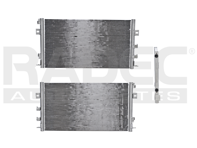 CONDENSADOR DE AIRE CR CARAVAN 96-00 L4 2.4/V6 3.0, 3.3, 3.8 LTS AUT S/SECADOR 28 3/8X15 1/16X25MM ALUM SOLD