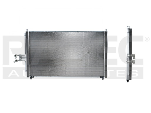 CONDENSADOR DE AIRE FD ESCAPE 05-07 L4 2.3/V6 3.0 LTS (CONEXIONES HEMBRA) AUT/STD 28 1/16X15 11/16X16MM ALUM SOLD POLAR