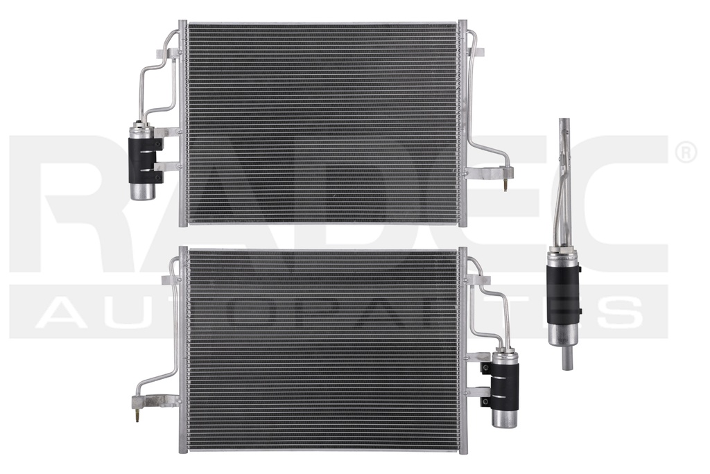 CONDENSADOR DE AIRE FD ESCAPE 13-16 L4 2.0 LTS AUT C/SECADOR  25X18 9/16X16MM ALUM SOLD POLAR