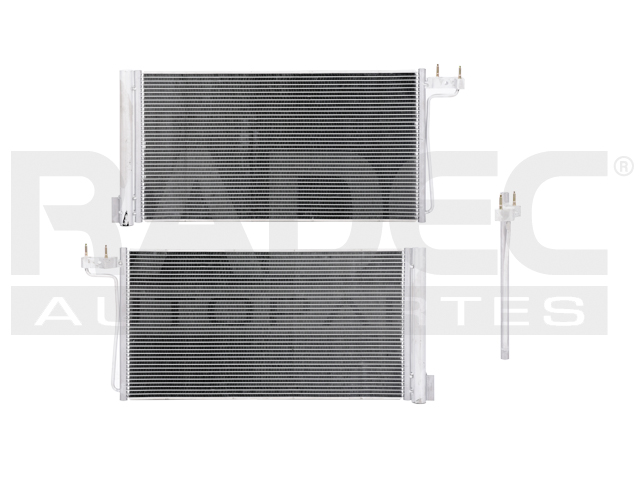 CONDENSADOR DE AIRE FD FOCUS 15-18 L4 2.0/2.3 LTS AUT/STD C/SECADOR 27 1/2X15 1/4X16MM ALUM SOLD POLAR