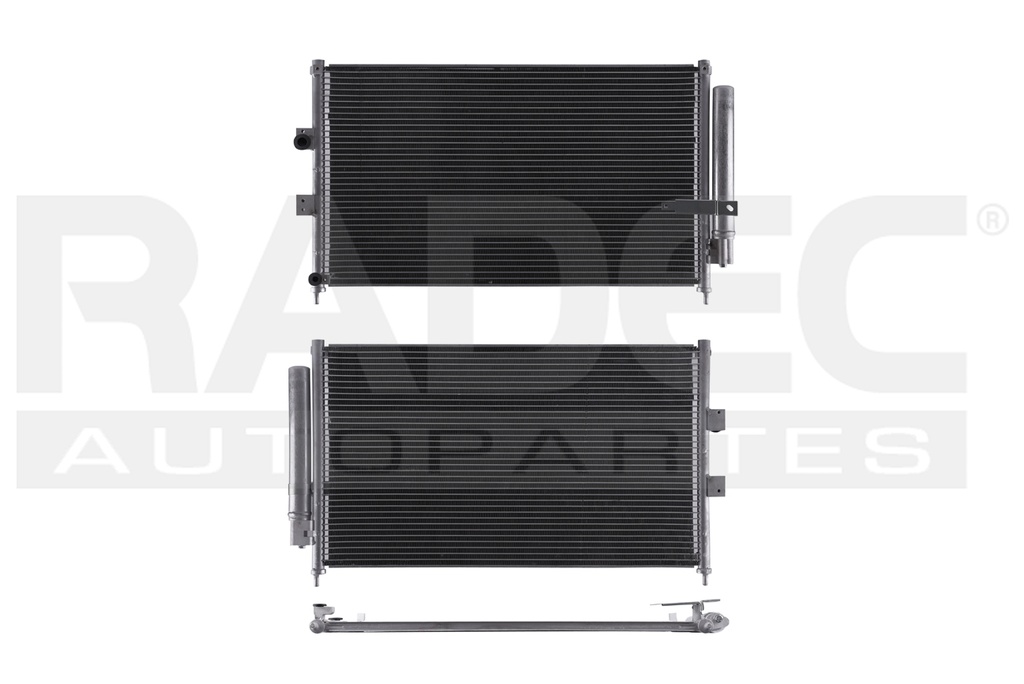 CONDENSADOR HD CIVIC 06-11 L4 1.3, 1.8, 2.0 LTS AUT/STD C/SECADOR S/ENFRIADOR DE ACEITE 25 1/2X14 15/16X16MM ALUM SOLD POLAR