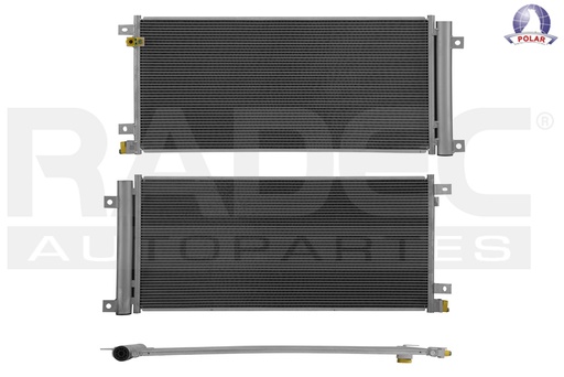 CONDENSADOR HD CIVIC 16-21 L4 1.5 LTS TURBO C/SECADOR 27X11 8/9X12MM POLAR