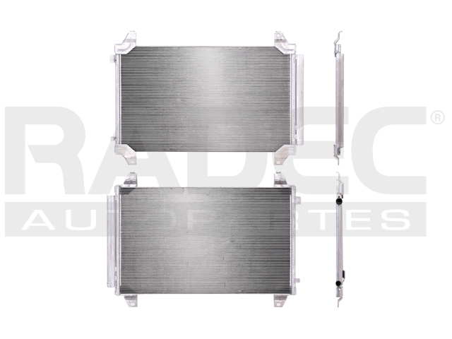 CONDENSADOR DE AIRE HD PILOT 16-22 V6 3.5 LTS AUT C/SECADOR C/ENFRIADORES DE ACEITE 30 5/16 X18 1x16X16MM ALUM SOLD POLAR