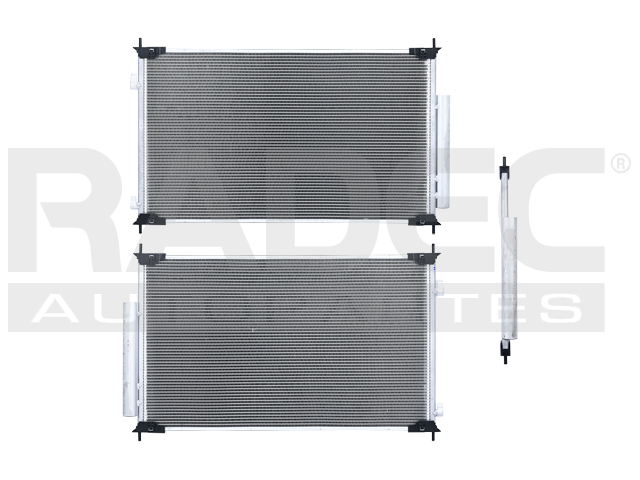 CONDENSADOR HD HR-V 16-22 L4 1.8 LTS C/SECADOR C/SUB ENFRIADOR 26 7/9X15 2/5X16MM ALUM SOLD