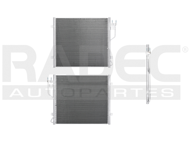 CONDENSADOR DE AIRE JP LIBERTY 02-05 V6 3.7 LTS AUT S/SECADOR 20 1/2X18 1/16X16MM ALUM SOLD