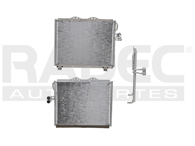 CONDENSADOR DE AIRE JP WRANGLER L4/L6 2.4/4.0 LTS 00-06 AUT/STD 19 11/16X15 11/16X16MM ALUM SOLD
