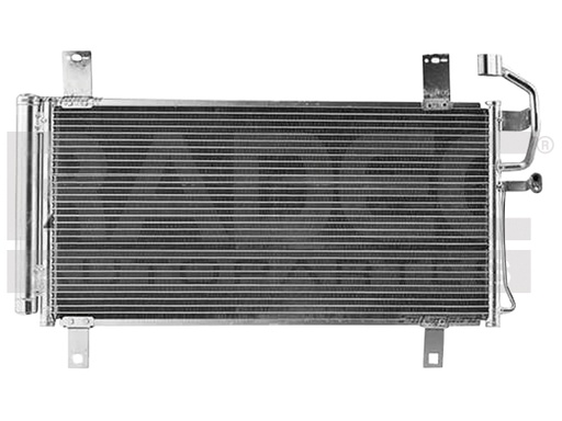 CONDENSADOR DE AIRE MZ 6 03-08 L4 2.3/V6 3.0 LTS AUT/STD C/SECADOR 25 7/8X12 7/16X16MM ALUM SOLD