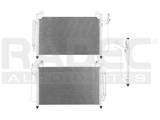 CONDENSADOR MZ CX7 07-12 L4 2.3, 2.5 LTS AUT/STD C/SECADOR 26X14 7/8X16MM ALUM SOLD POLAR