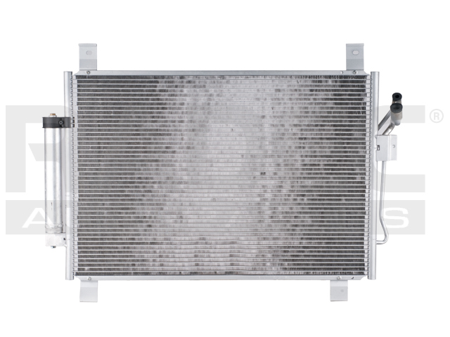 CONDENSADOR DE AIRE NS PATHFINDER 13-20 L4 2.5/V6 3.5 LTS AUT/STD C/SECADOR 28 1/9X19X16MM ALUM SOLD