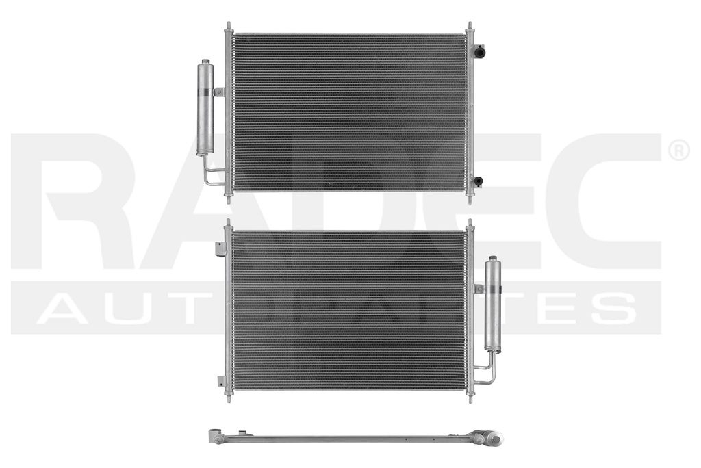 CONDENSADOR NS X-TRAIL 07-14 L4 2.5 LTS AUT/STD C/SECADOR 24 4/5X15 2/3X12MM ALUM SOLD POLAR