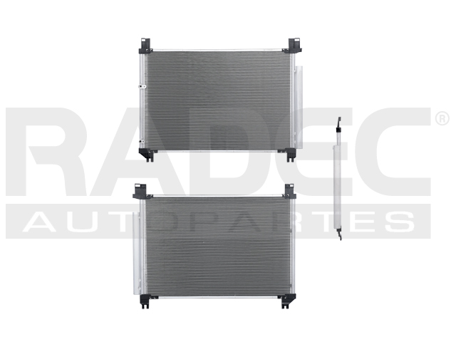 CONDENSADOR TY HIGHLANDER 14-19 L4 2.7/V6 3.5 LTS AUT/STD C/SECADOR 28 4/7X19X16MM ALUM SOLD POLAR