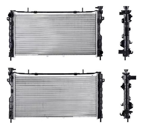 RADIADOR CR CARAVAN/TOWN COUNTRY/VOYAGER/GRAND CARAVAN 05-07 V6 3.3 LTS AUT C/S AA 30 1/3X15 3/5X34MM ALUM MEC POLAR